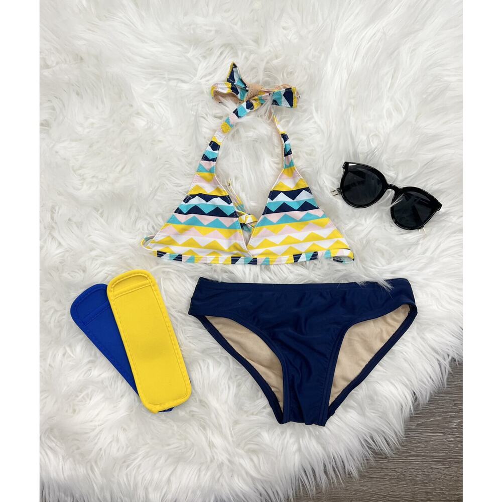 Toobydoo Girls 2 Piece Bikini Set Size 7/8